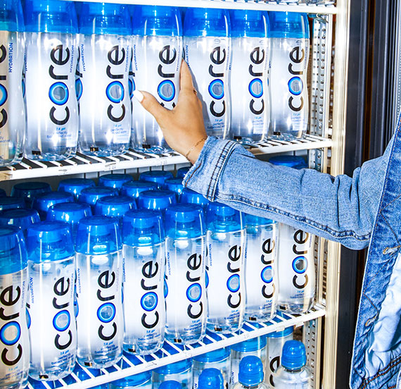 CORE Hydration from the fridge