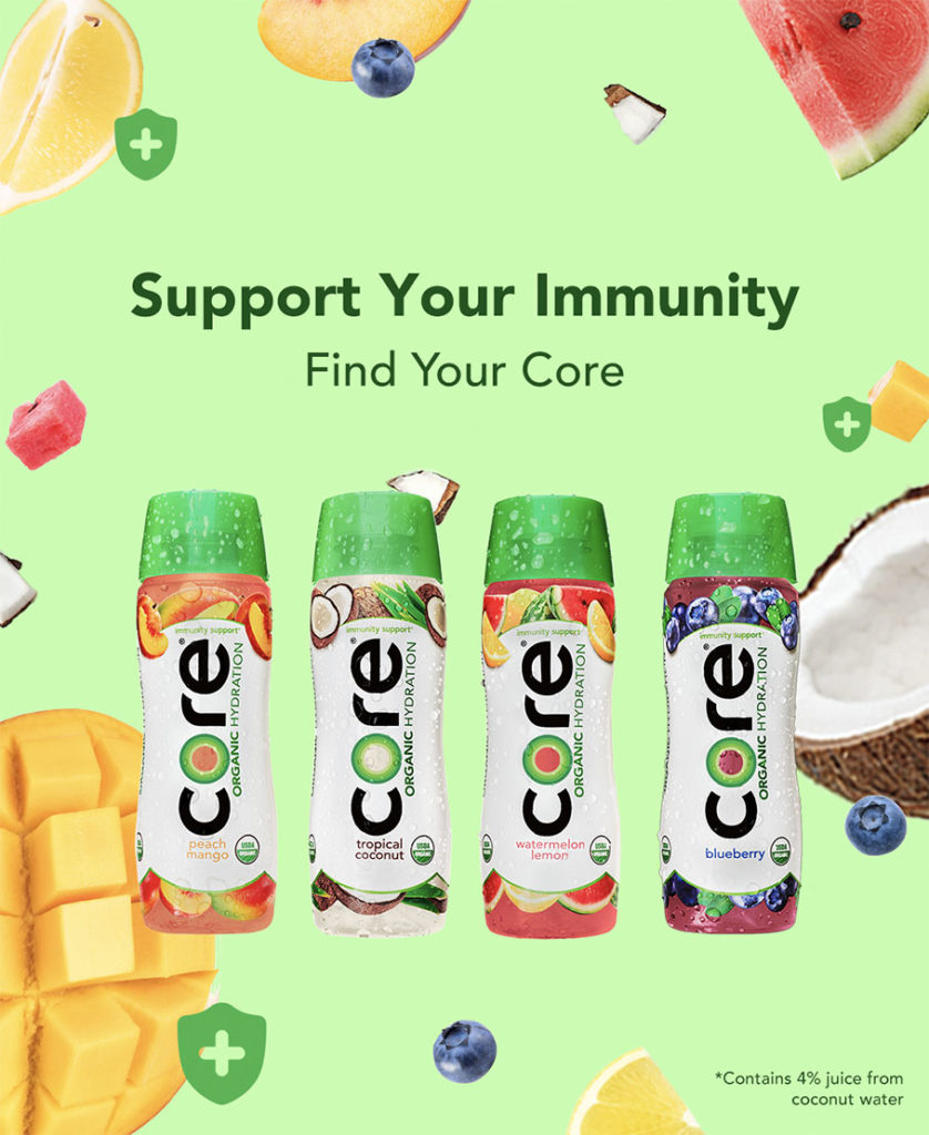 Support your immunity with CORE Organics Hydration