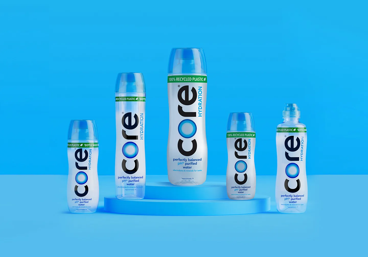 CORE Hydration bottled water designed in alignment with body's pH, 2015-08-10